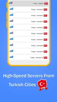 Turkey VPN android App screenshot 0